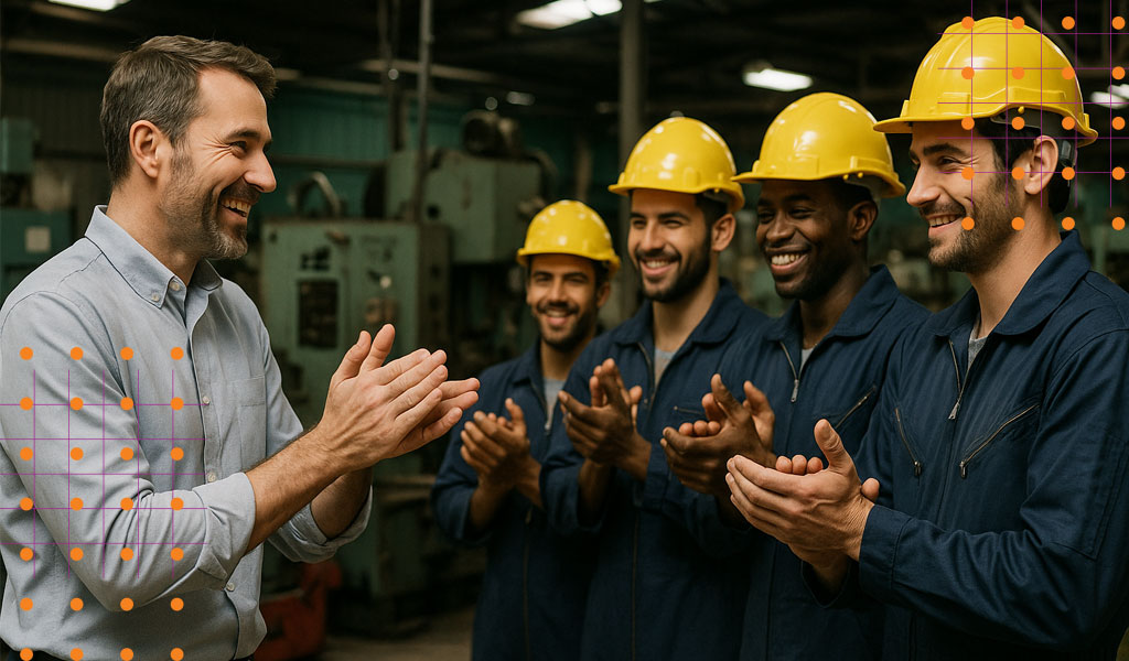 تشویق کردن مدیر و کارگران